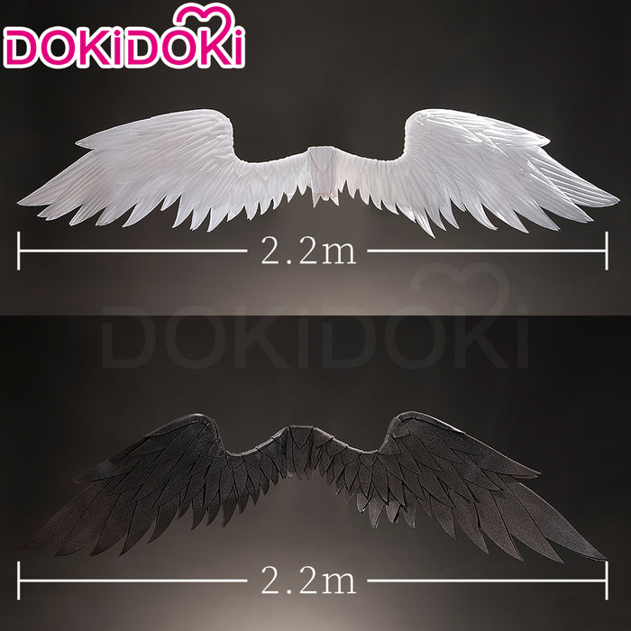 【In Stock】DokiDoki Game Zenless Zone Zero Cosplay Remielle Dan Wings Porp White / Black ZZZ Ramiel