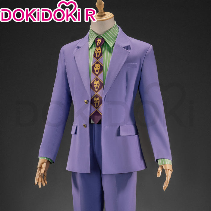 【In Stock】DokiDoki-R Anime Season 4 Cosplay Costume Anime Version Purple Green Suit