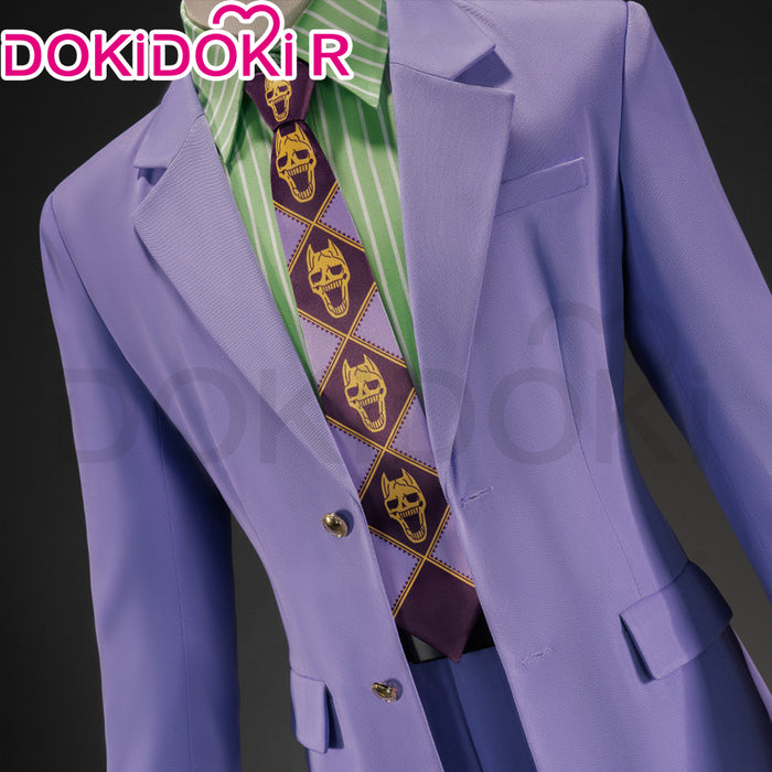 【In Stock】DokiDoki-R Anime Season 4 Cosplay Costume Anime Version Purple Green Suit