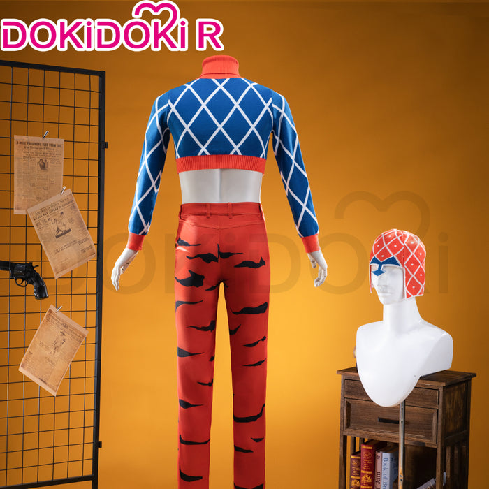 【In Stock】DokiDoki-R Anime Season 5 Cosplay Costume Blue Black Suit Golden Wind