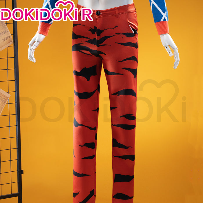 【In Stock】DokiDoki-R Anime Season 5 Cosplay Costume Blue Black Suit Golden Wind