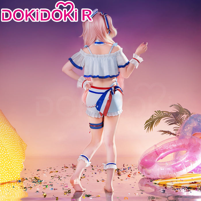 【In Stock】DokiDoki-R Game Cosplay Swimsuit Costume Summer Wear