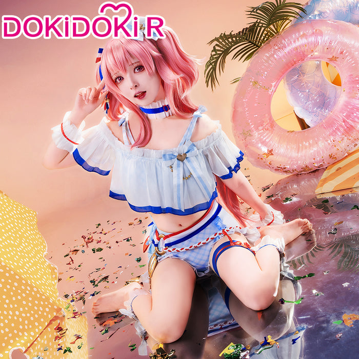 【In Stock】DokiDoki-R Game Cosplay Swimsuit Costume Summer Wear