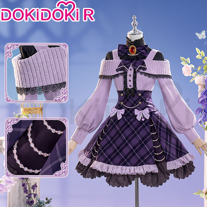 【In Stock】DokiDoki-R Game Diabolik Lovers Cosplay Komori Yui Costume Purple Dress Princess Collection