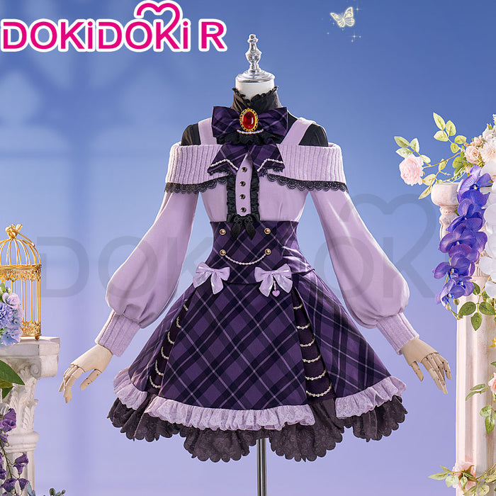 【In Stock】DokiDoki-R Game Diabolik Lovers Cosplay Komori Yui Costume Purple Dress Princess Collection