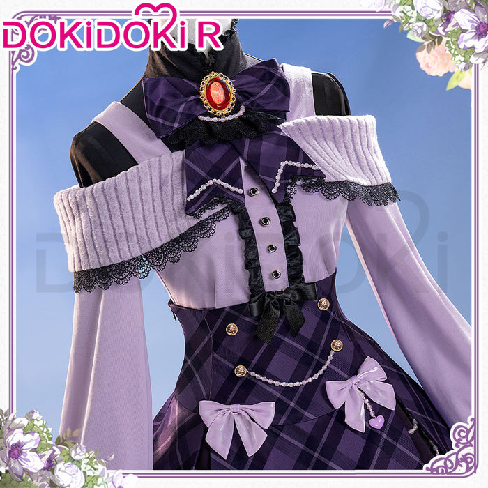 【In Stock】DokiDoki-R Game Diabolik Lovers Cosplay Komori Yui Costume Purple Dress Princess Collection