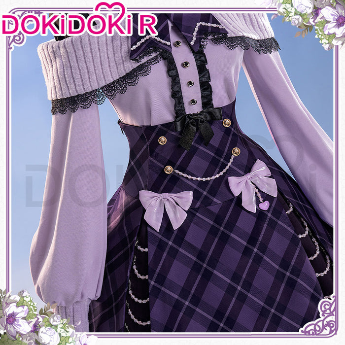 【In Stock】DokiDoki-R Game Diabolik Lovers Cosplay Komori Yui Costume Purple Dress Princess Collection