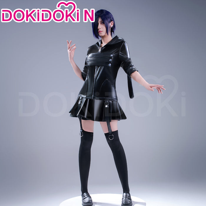 【In Stock】【Size S-2XL】DokiDoki-N Anime Cosplay Black Costume Halloween Battle Suit