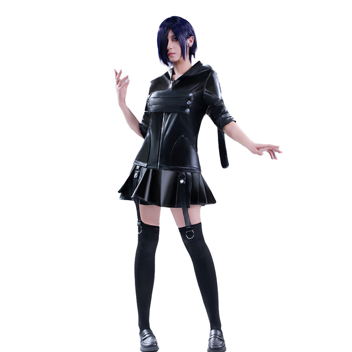 【In Stock】【Size S-2XL】DokiDoki-N Anime Cosplay Black Costume Halloween Battle Suit