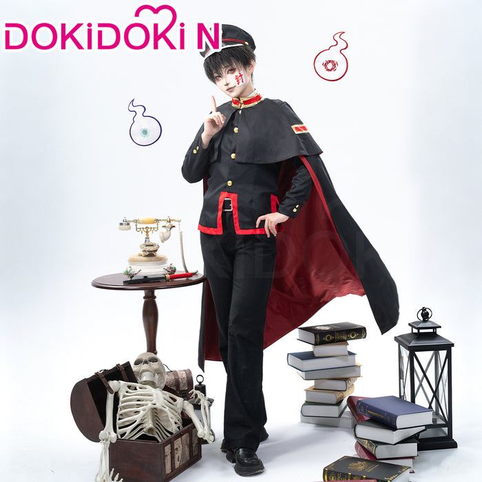 【In Stock】【Size S-2XL】DokiDoki-N Anime Cosplay Cosplay Men Halloween Black Uniform