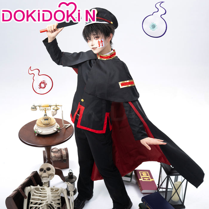 【In Stock】【Size S-2XL】DokiDoki-N Anime Cosplay Cosplay Men Halloween Black Uniform