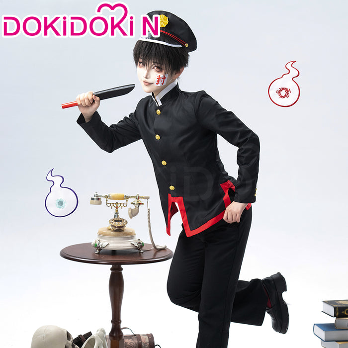【In Stock】【Size S-2XL】DokiDoki-N Anime Cosplay Cosplay Men Halloween Black Uniform