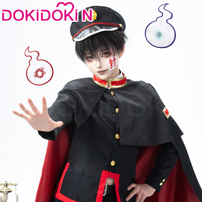 【In Stock】【Size S-2XL】DokiDoki-N Anime Cosplay Cosplay Men Halloween Black Uniform