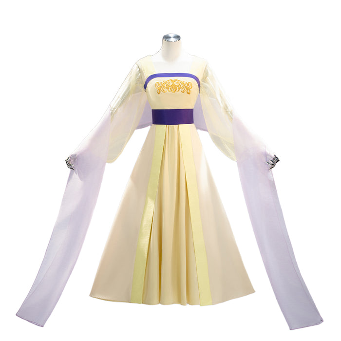 【In Stock】【Size S-2XL】DokiDoki-N Anime The Apothecary Diaries Cosplay Maomao Costume Yellow Purple