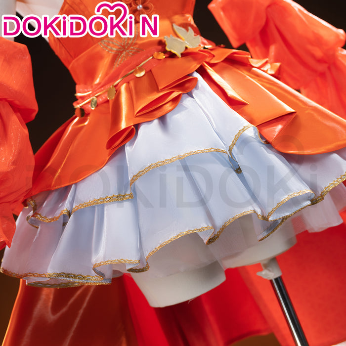 【In Stock】【Size S-2XL】DokiDoki-N Game Genshin Impact Cosplay Yoimiya Costume Resplendent Feast 2.0