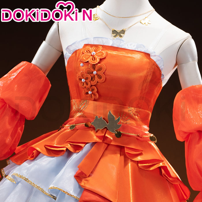 【In Stock】【Size S-2XL】DokiDoki-N Game Genshin Impact Cosplay Yoimiya Costume Resplendent Feast 2.0
