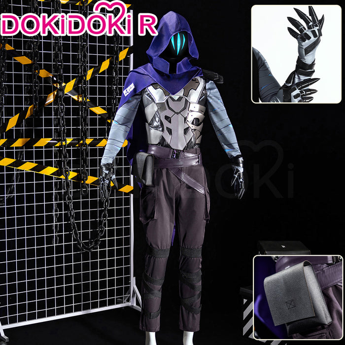 【In Stock】【Size S-2XL】DokiDoki-R Game Valorant Cosplay Omen Costume Ghost