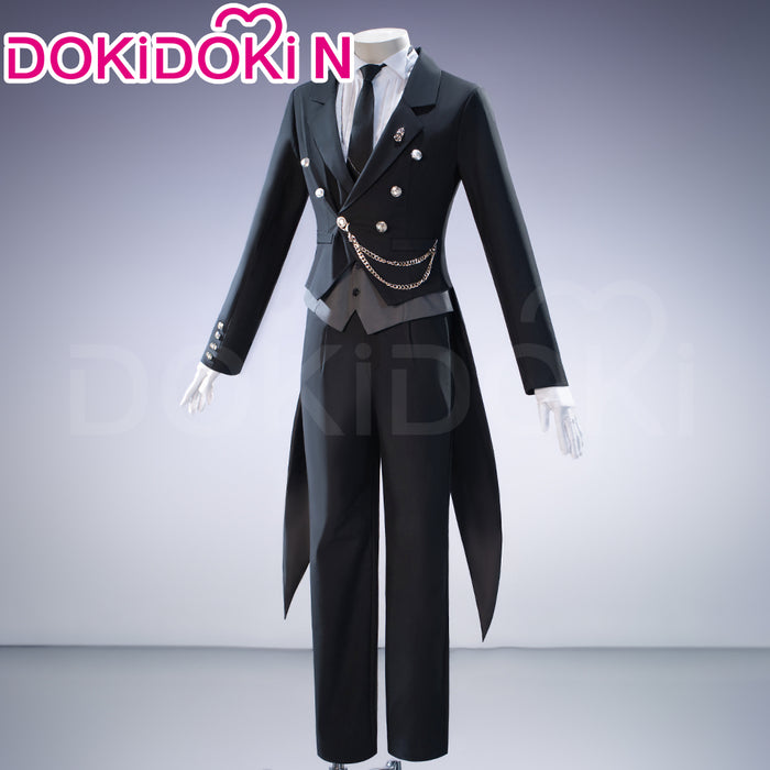 【In Stock】【Size S-3XL】DokiDoki-N Anime Cosplay Seebaastiaan Miichaeliis Costume Black Suit