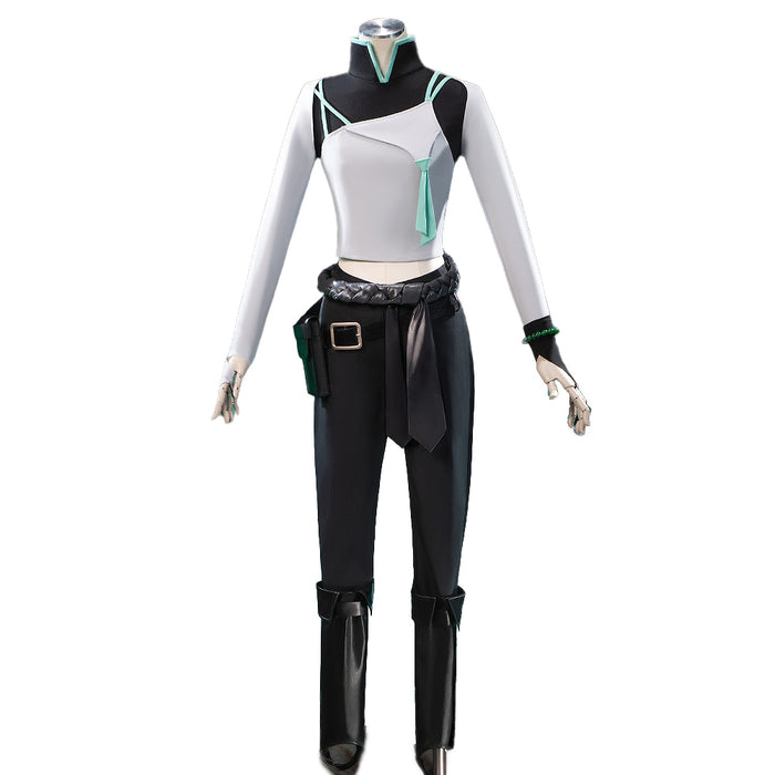 【In Stock】【Size XS-2XL】DokiDoki-R Game Valorant Cosplay Sage Costume New Battle Suit