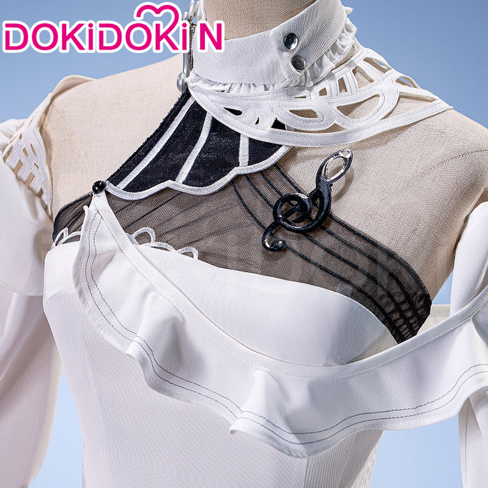 【In Stock】【Size XS-3XL】DokiDoki-N Game Wuthering Waves Cosplay Phrolova Costume White Dress