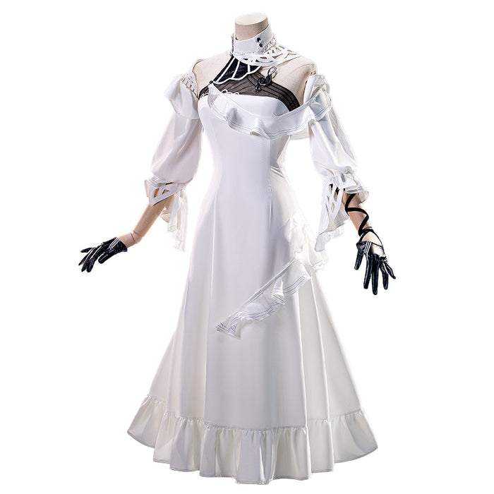 【In Stock】【Size XS-3XL】DokiDoki-N Game Wuthering Waves Cosplay Phrolova Costume White Dress