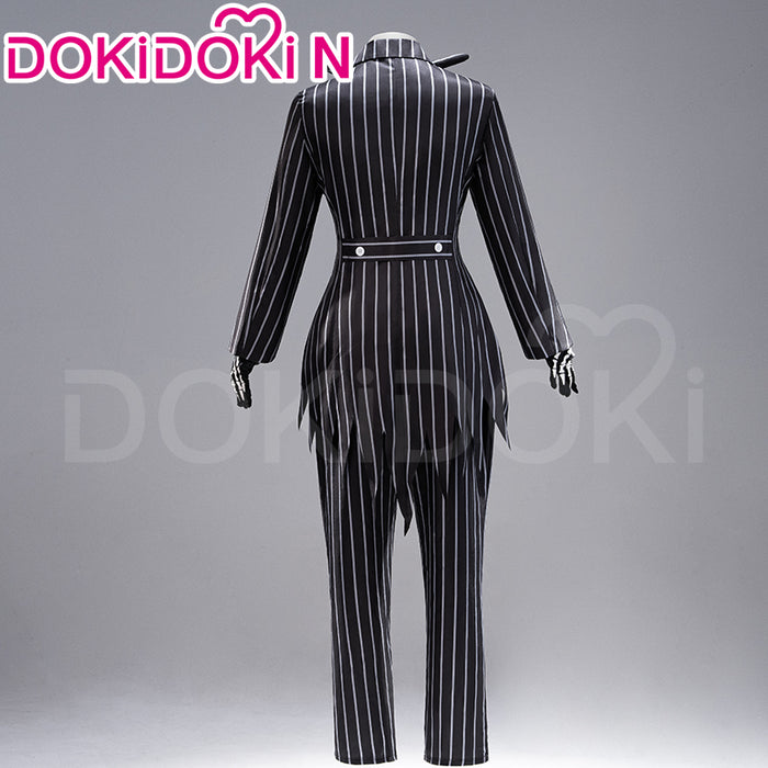 【In Stock】【Size XS-3XL】DokiDoki-N Movie Anime Cosplay Costume Halloween Black White Striped Suit