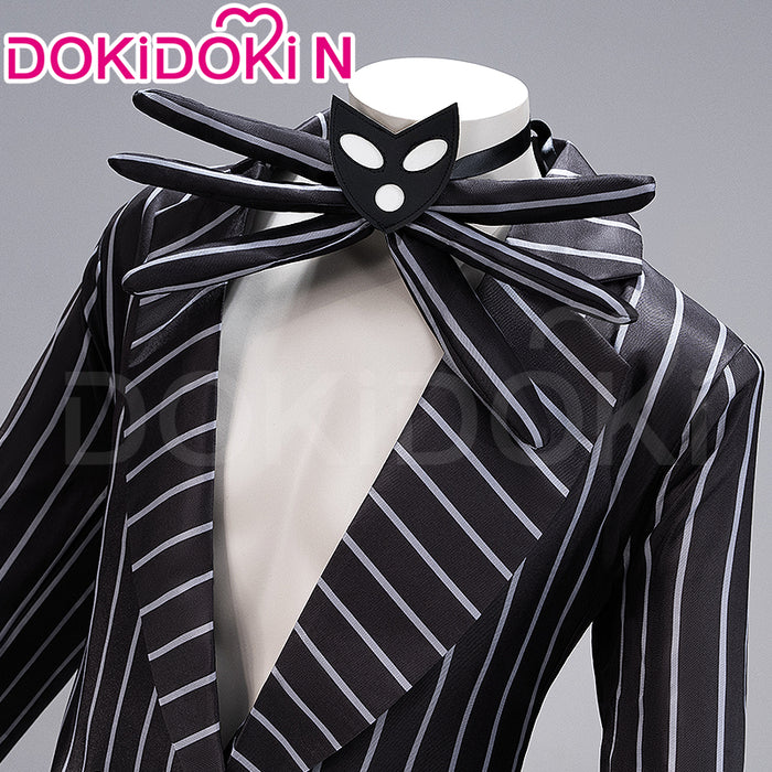 【In Stock】【Size XS-3XL】DokiDoki-N Movie Anime Cosplay Costume Halloween Black White Striped Suit