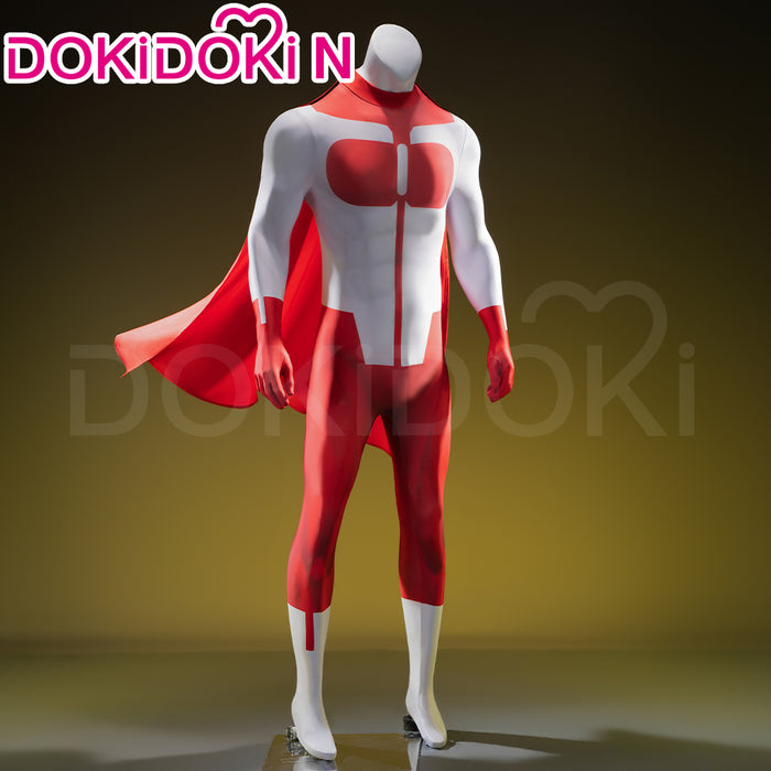 【In Stock】【Size XS-3XL】DokiDoki-N Movie Anime Cosplay Costume Red White Male Bodysuit Halloween