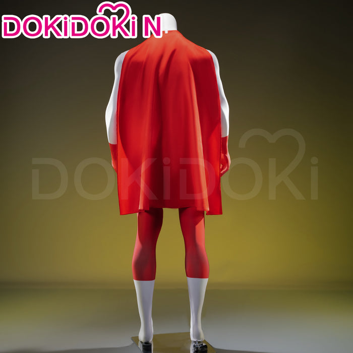 【In Stock】【Size XS-3XL】DokiDoki-N Movie Anime Cosplay Costume Red White Male Bodysuit Halloween