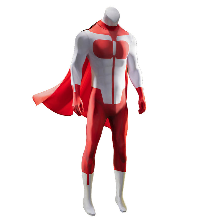 【In Stock】【Size XS-3XL】DokiDoki-N Movie Anime Cosplay Costume Red White Male Bodysuit Halloween