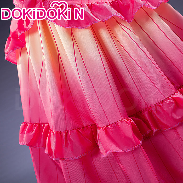 【In Stock】【Size XS-3XL】DokiDoki-N Movie Cosplay Costume Peach Yellow Dress