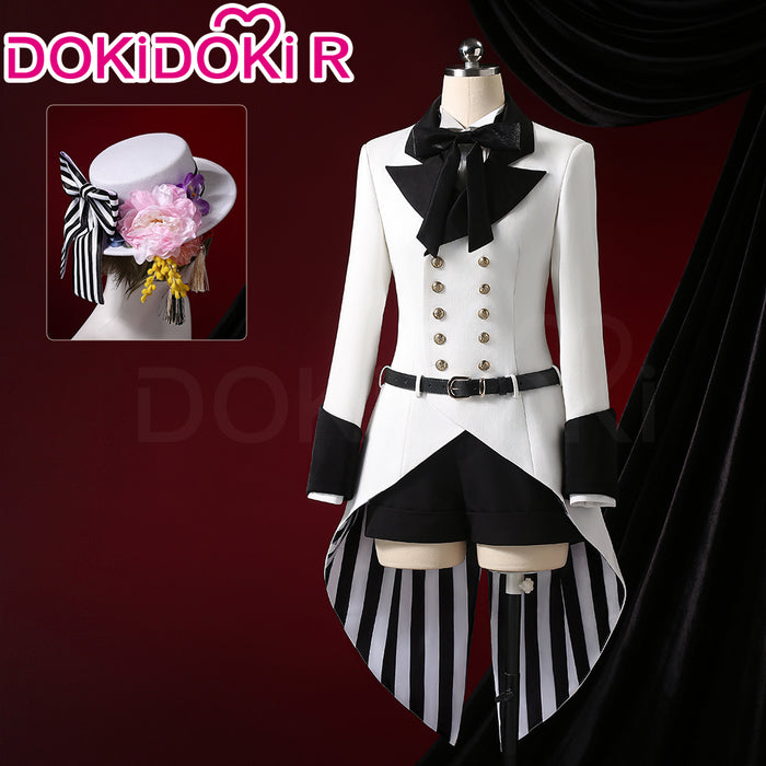 【In Stock】【Size XS-XL】DokiDoki-R Anime Cosplay Costume White Suit With Hat