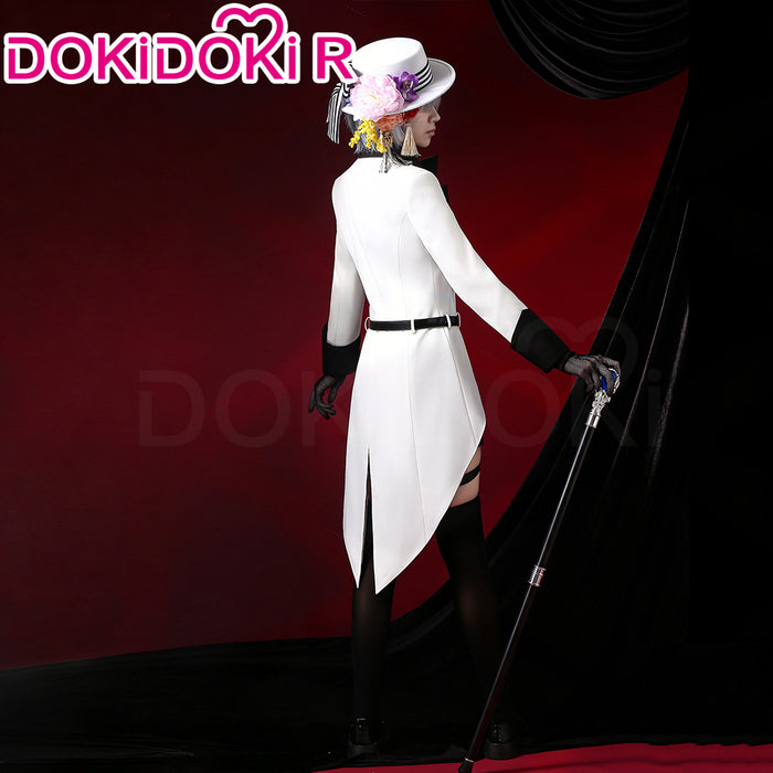 【In Stock】【Size XS-XL】DokiDoki-R Anime Cosplay Costume White Suit With Hat