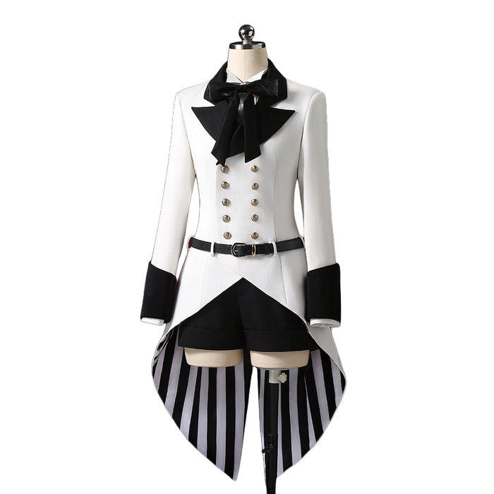 【In Stock】【Size XS-XL】DokiDoki-R Anime Cosplay Costume White Suit With Hat