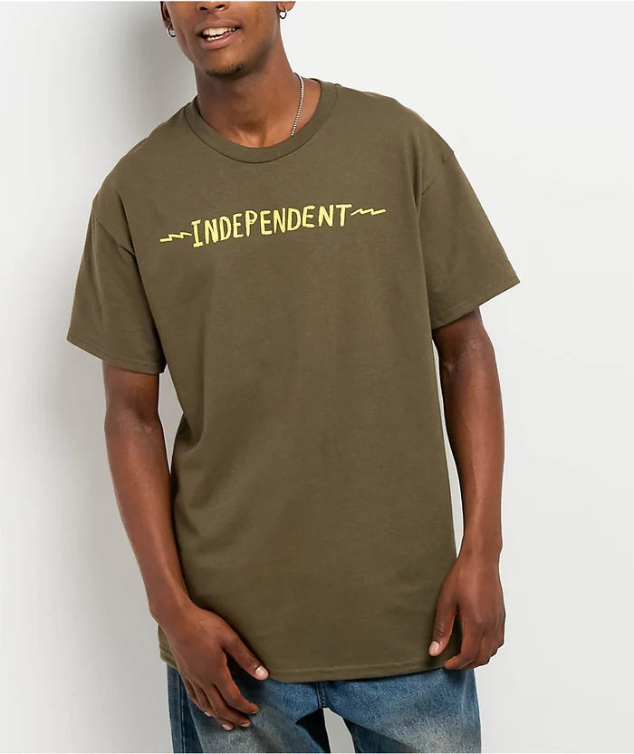 INDEPENDENT - BRATRUD NOTEBOOK TSHIRT OLIVE