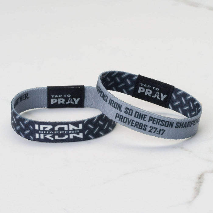 Iron Sharpens Iron | Tap To Pray® Wristband