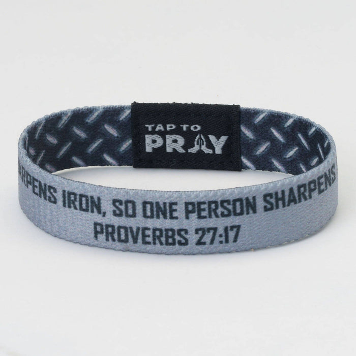 Iron Sharpens Iron | Tap To Pray® Wristband