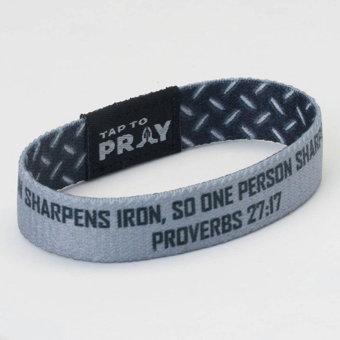 Iron Sharpens Iron | Tap To Pray® Wristband