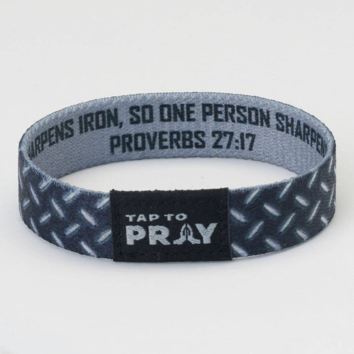 Iron Sharpens Iron | Tap To Pray® Wristband