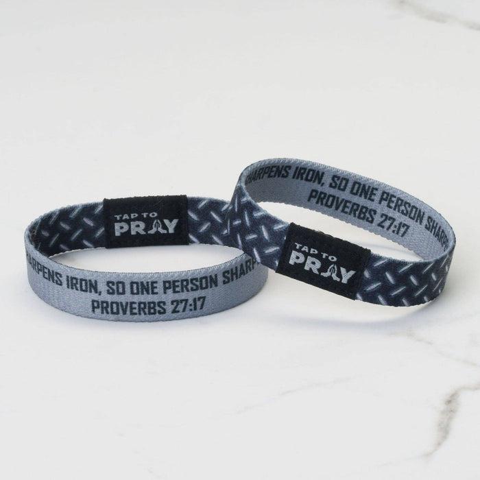 Iron Sharpens Iron | Tap To Pray® Wristband