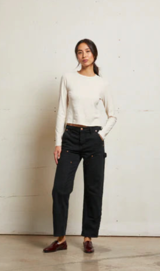 Jamie Long Sleeve Tee- Sugar