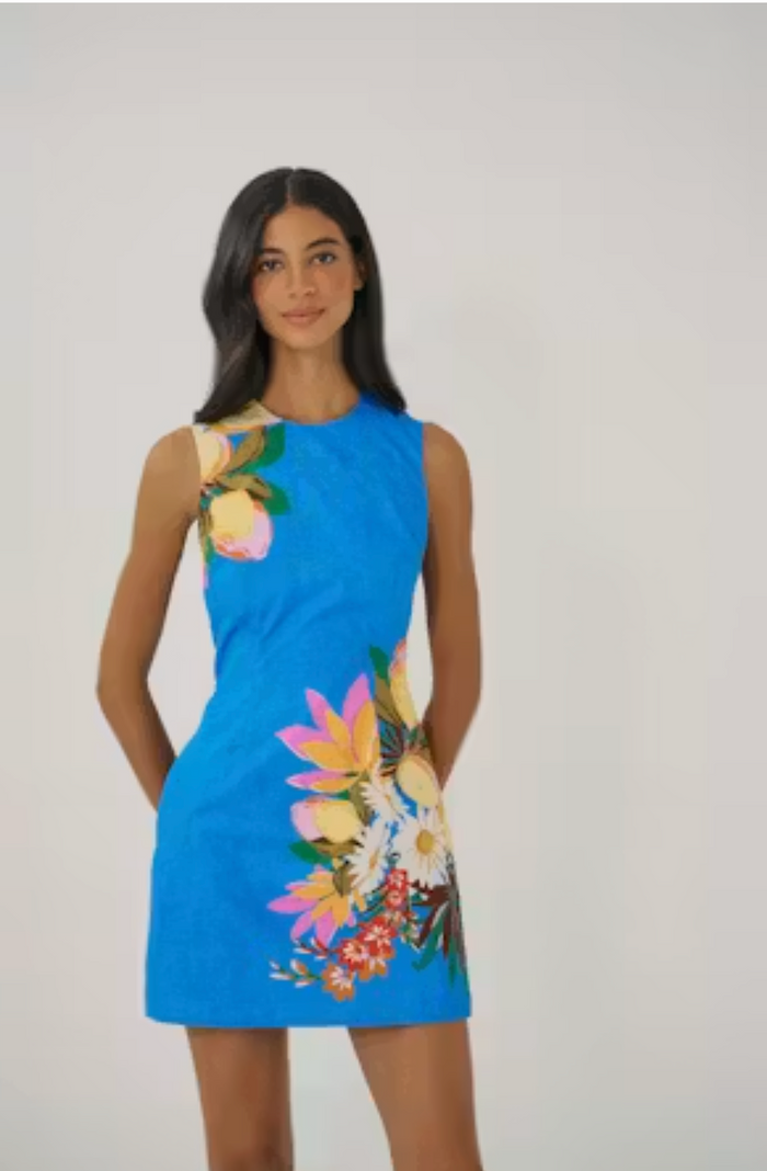 Janesta Dress - Zesty Lemon Tropical