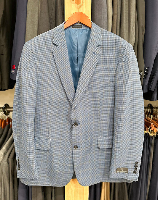 Jean Paul Germain Sport Coat - NAVY GLENN PLAID
