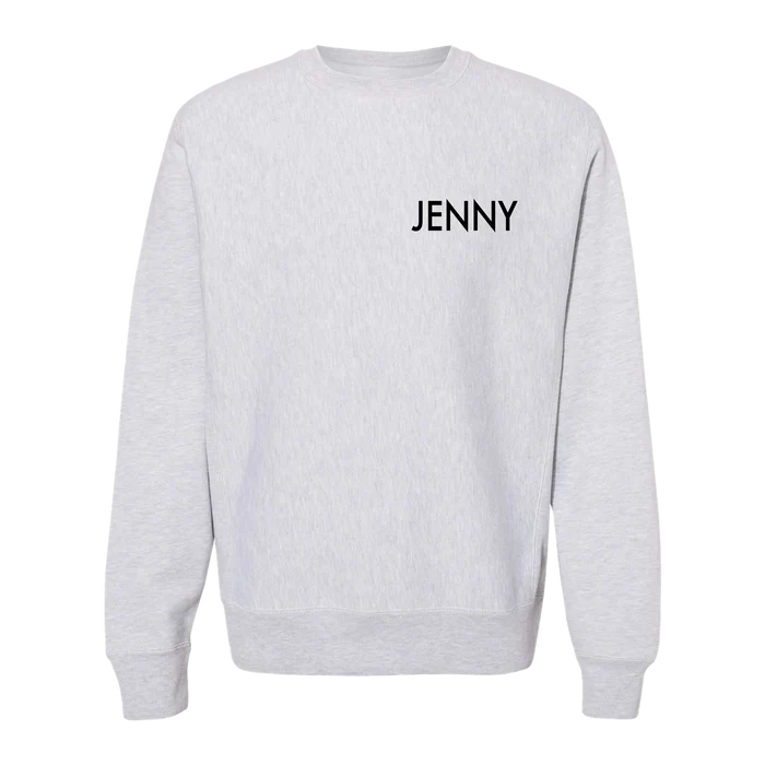 JENNY - CLASSIC SNEK CREWNECK HEATHER GREY