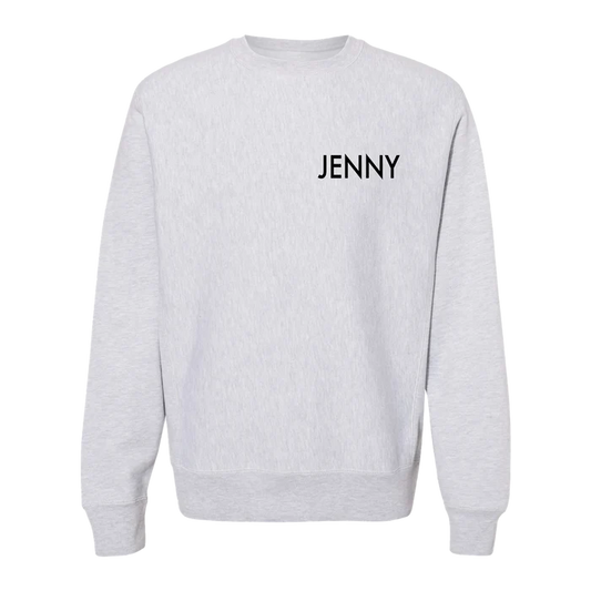 JENNY - CLASSIC SNEK CREWNECK HEATHER GREY