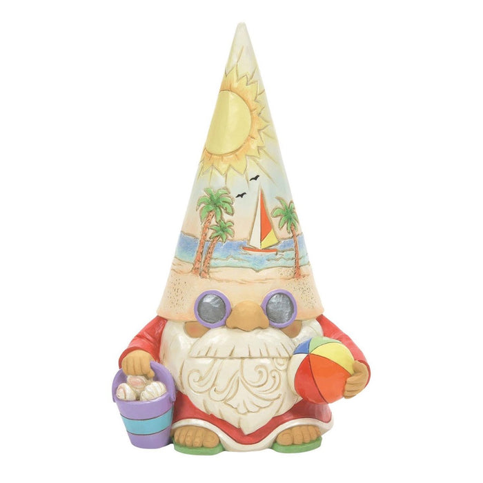 Jim Shore Coastal Gnome Beachball Figurine
