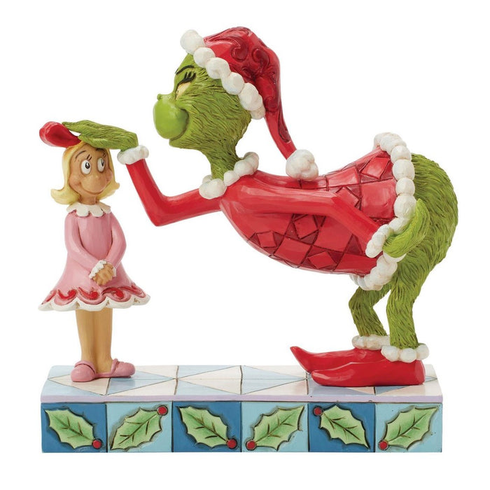 Jim Shore Grinch Patting Cindy Lou's Head Figurine