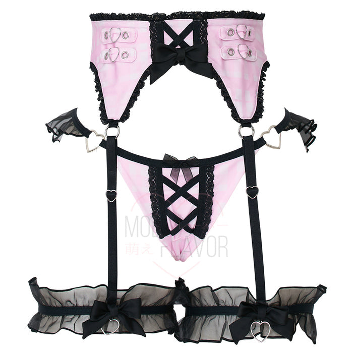 Jirai Kei Garter Lingerie Set