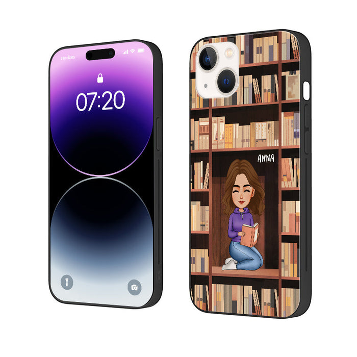 Just A Girl Who Loves Books - Gift For Reader - Personalized Custom Phone Case