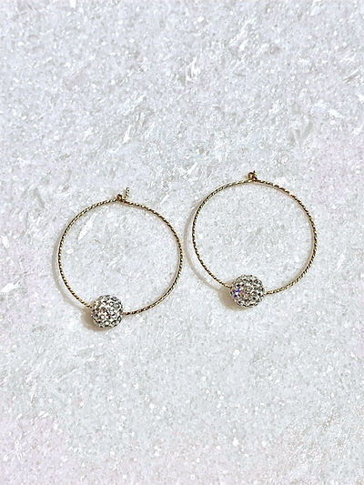 K&B Jewelry- Hoop Earrings (Gold Finish)